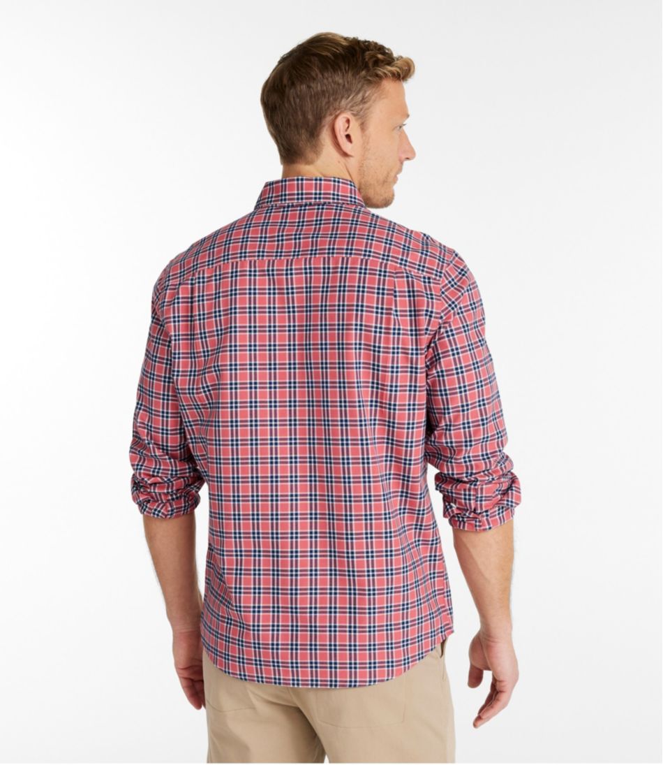 Men's Wrinkle-Free Ultrasoft Brushed Cotton Shirt, Long-Sleeve, Slightly Fitted Untucked Fit | L.L.Bean US