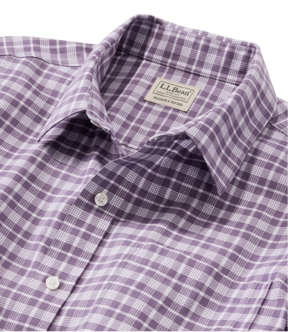 Men's Wrinkle-Free Ultrasoft Brushed Cotton Shirt, Long-Sleeve, Slightly Fitted Untucked Fit | L.L.Bean US