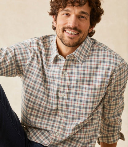 Men's Wrinkle-Free Ultrasoft Brushed Cotton Shirt, Long-Sleeve, Slightly Fitted Untucked Fit | L.L.Bean US