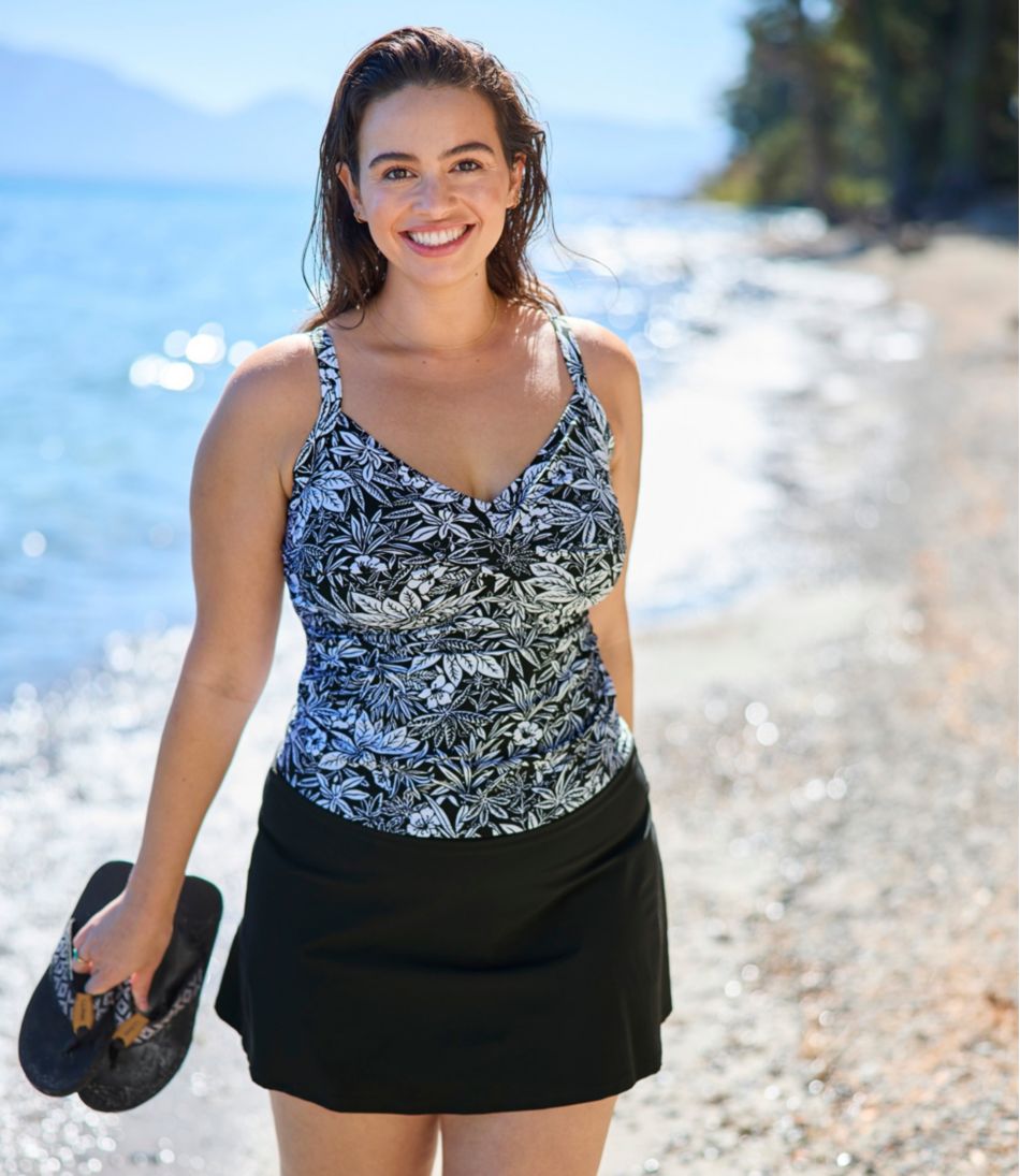 Women's Shaping Swimwear, Swim Skirt | L.L.Bean US