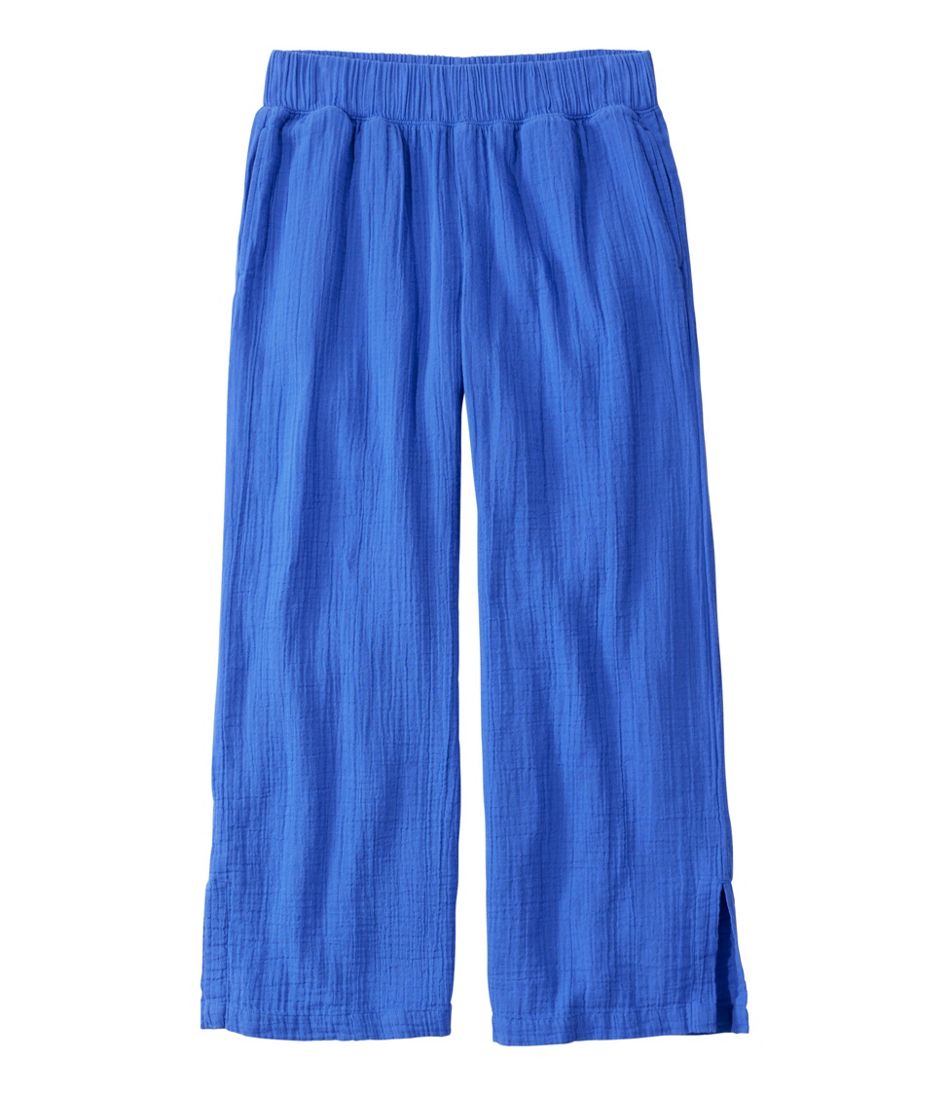 Women's Cloud Gauze Wide-Leg Pants | L.L.Bean online