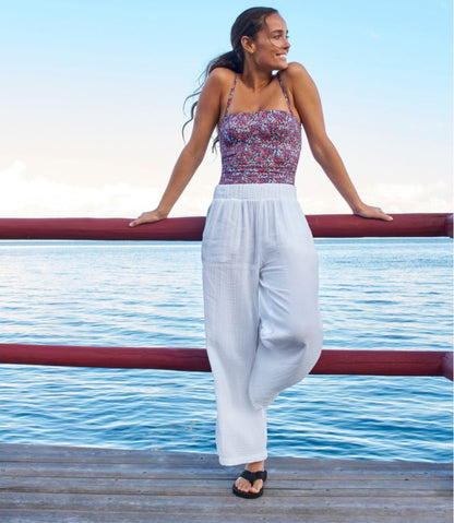 Women's Cloud Gauze Wide-Leg Pants | L.L.Bean online