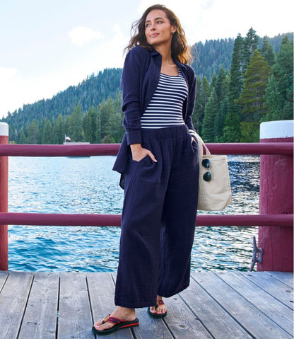 Women's Cloud Gauze Wide-Leg Pants | L.L.Bean online