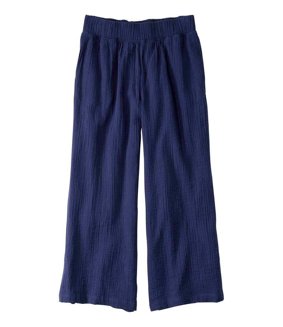 Women's Cloud Gauze Wide-Leg Pants | L.L.Bean online