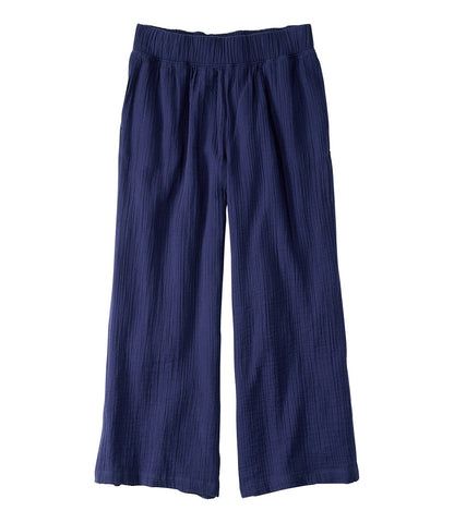 Women's Cloud Gauze Wide-Leg Pants | L.L.Bean online