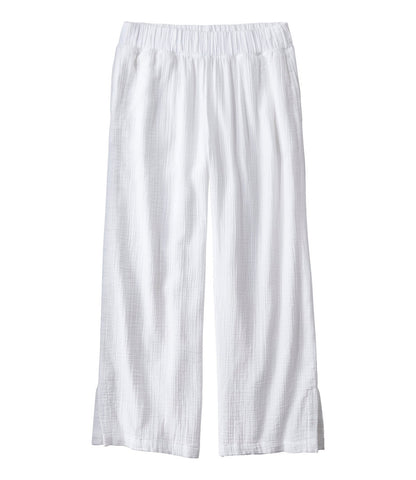Women's Cloud Gauze Wide-Leg Pants | L.L.Bean online