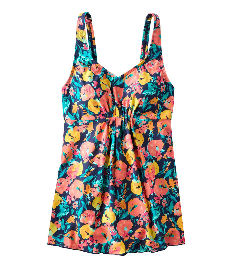 Women's Shaping Swimwear, Soft-Drape Tankini Top Print | L.L.Bean US