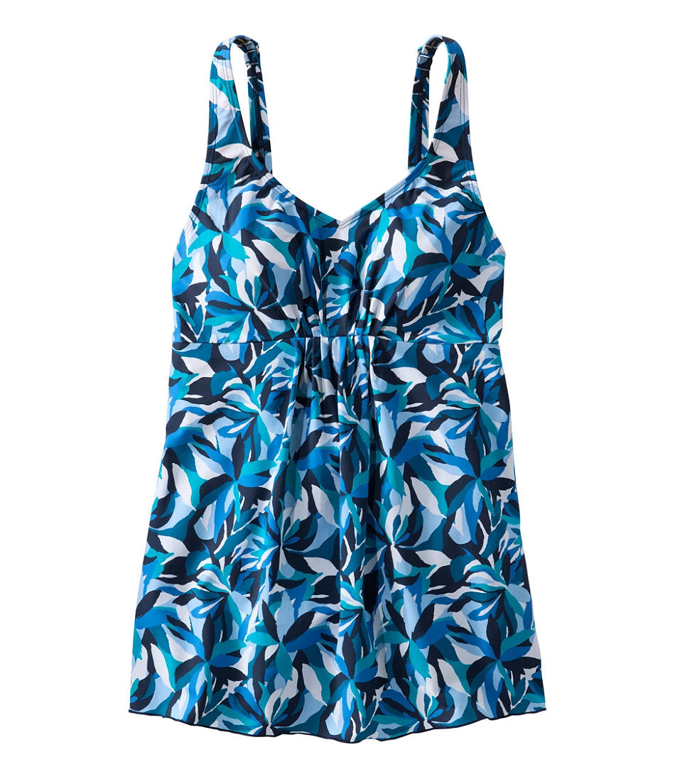 Women's Shaping Swimwear, Soft-Drape Tankini Top Print | L.L.Bean US