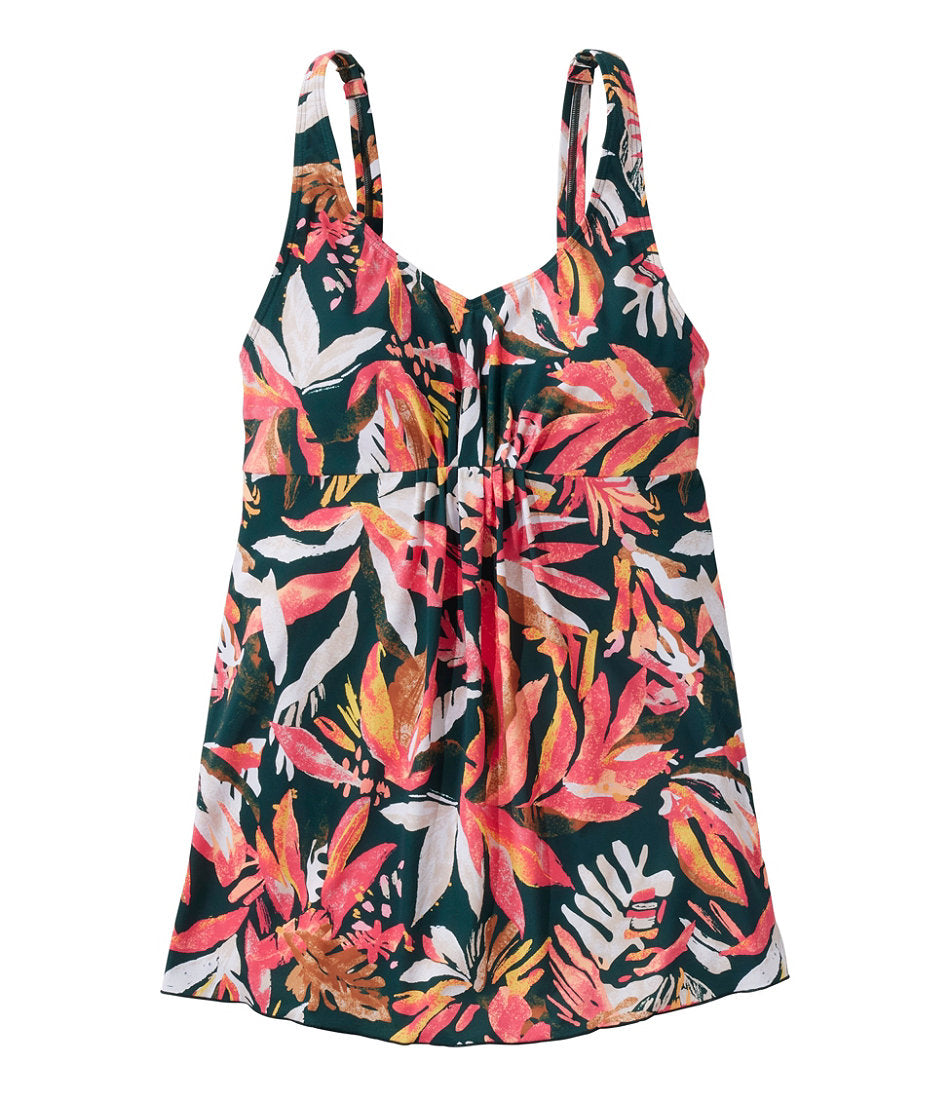 Women's Shaping Swimwear, Soft-Drape Tankini Top Print | L.L.Bean US