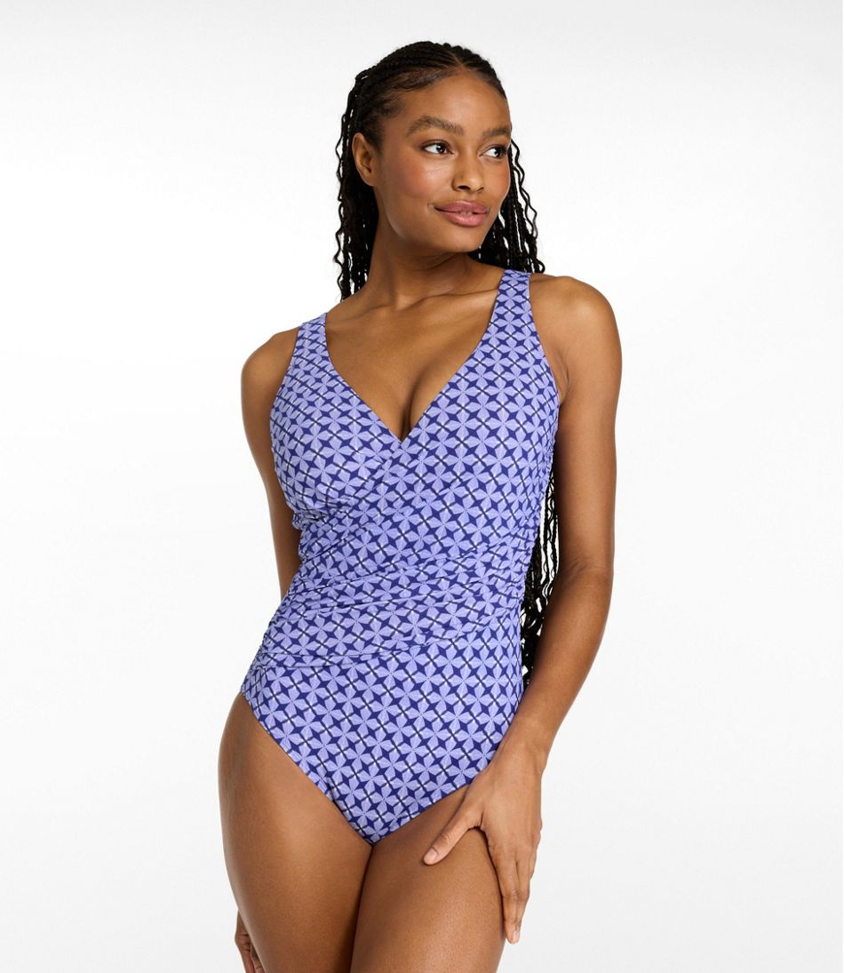 Women's Shaping Swimwear, Tanksuit Print | L.L.Bean online