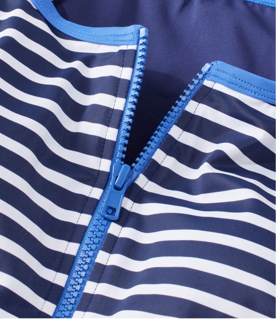 Women's Coastal Essentials Swimwear, Long-Sleeve Tanksuit Print | L.L.Bean US