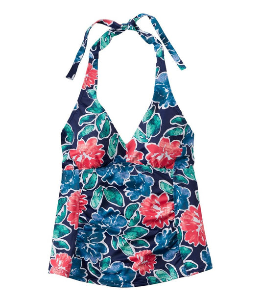Women's BeanSport Swimwear, Halter Tankini Top Print | L.L.Bean online