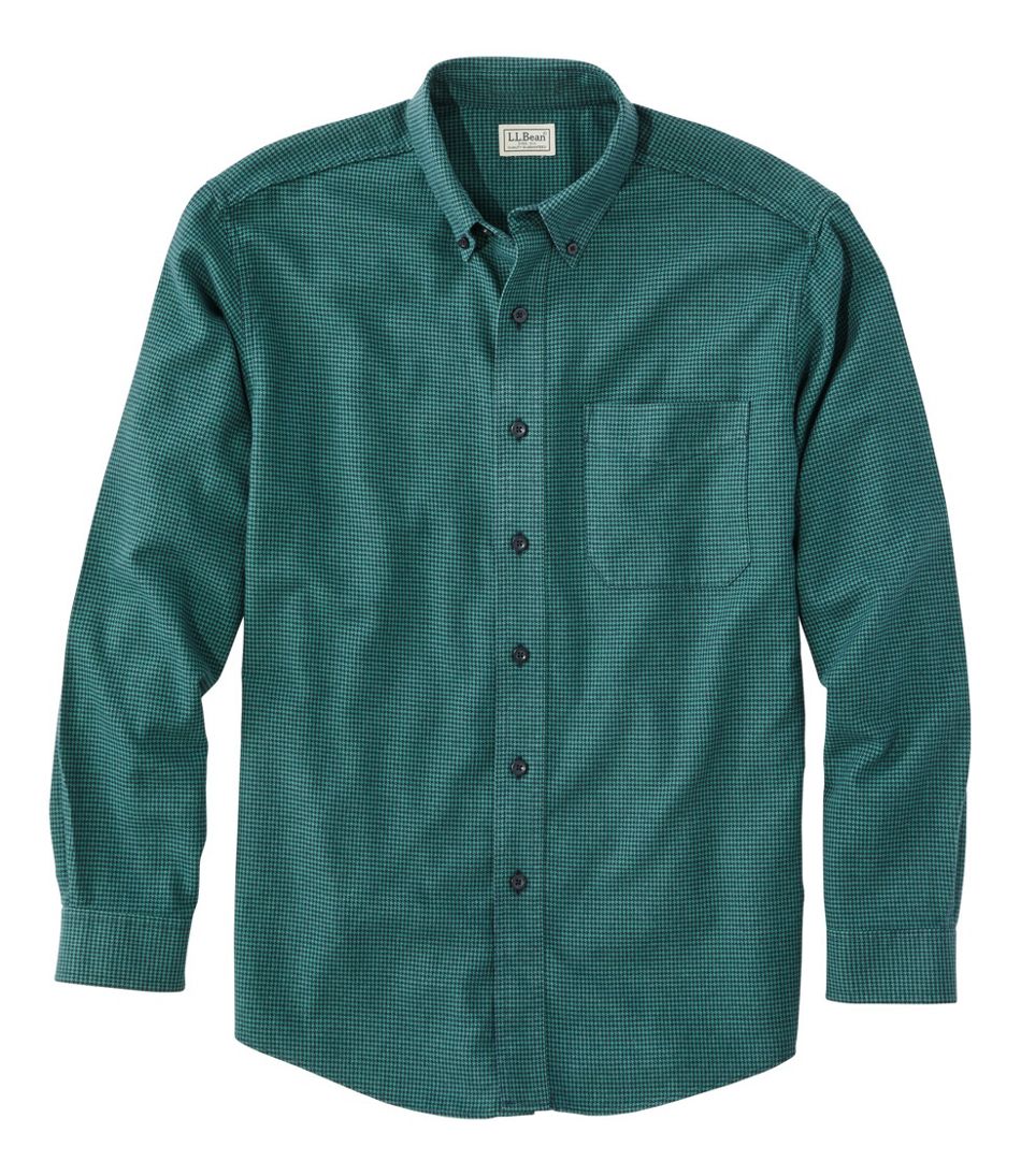 Men's Wicked Good Flannel Shirt, Traditional Fit, Houndstooth | L.L.Bean online