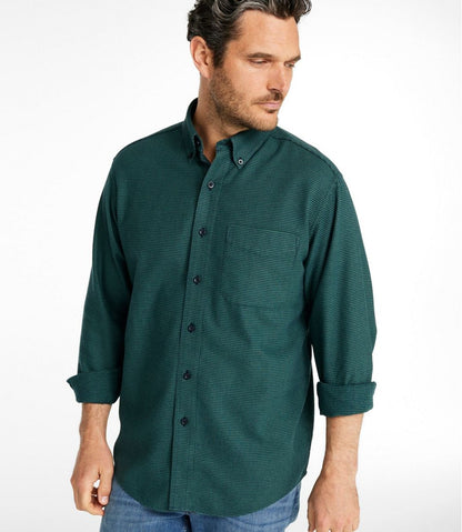 Men's Wicked Good Flannel Shirt, Traditional Fit, Houndstooth | L.L.Bean online