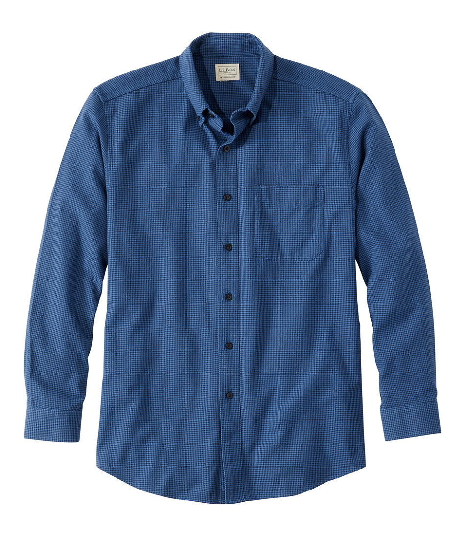 Men's Wicked Good Flannel Shirt, Traditional Fit, Houndstooth | L.L.Bean online