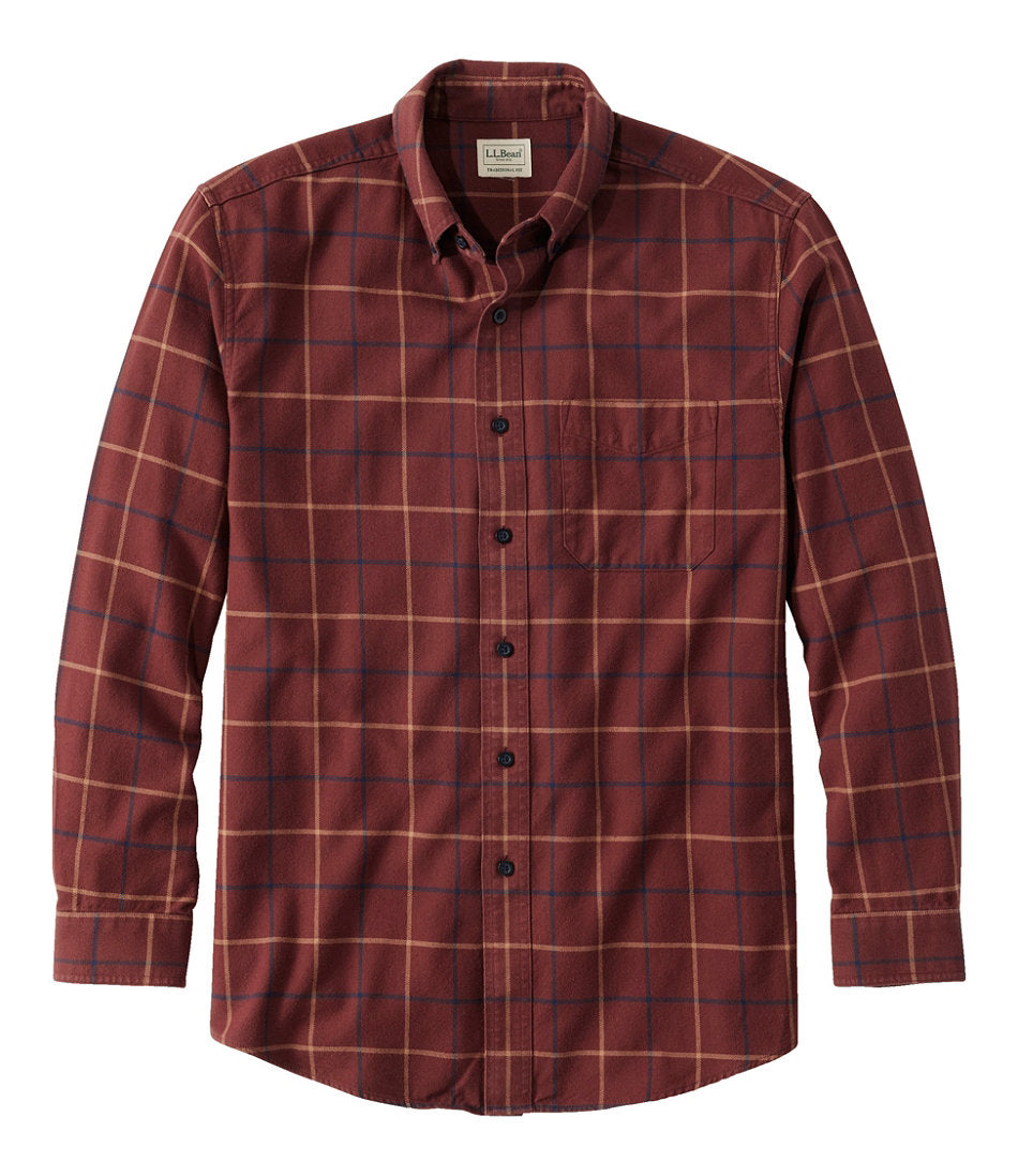 Men's Wicked Good Flannel Shirt, Traditional Fit, Houndstooth | L.L.Bean online