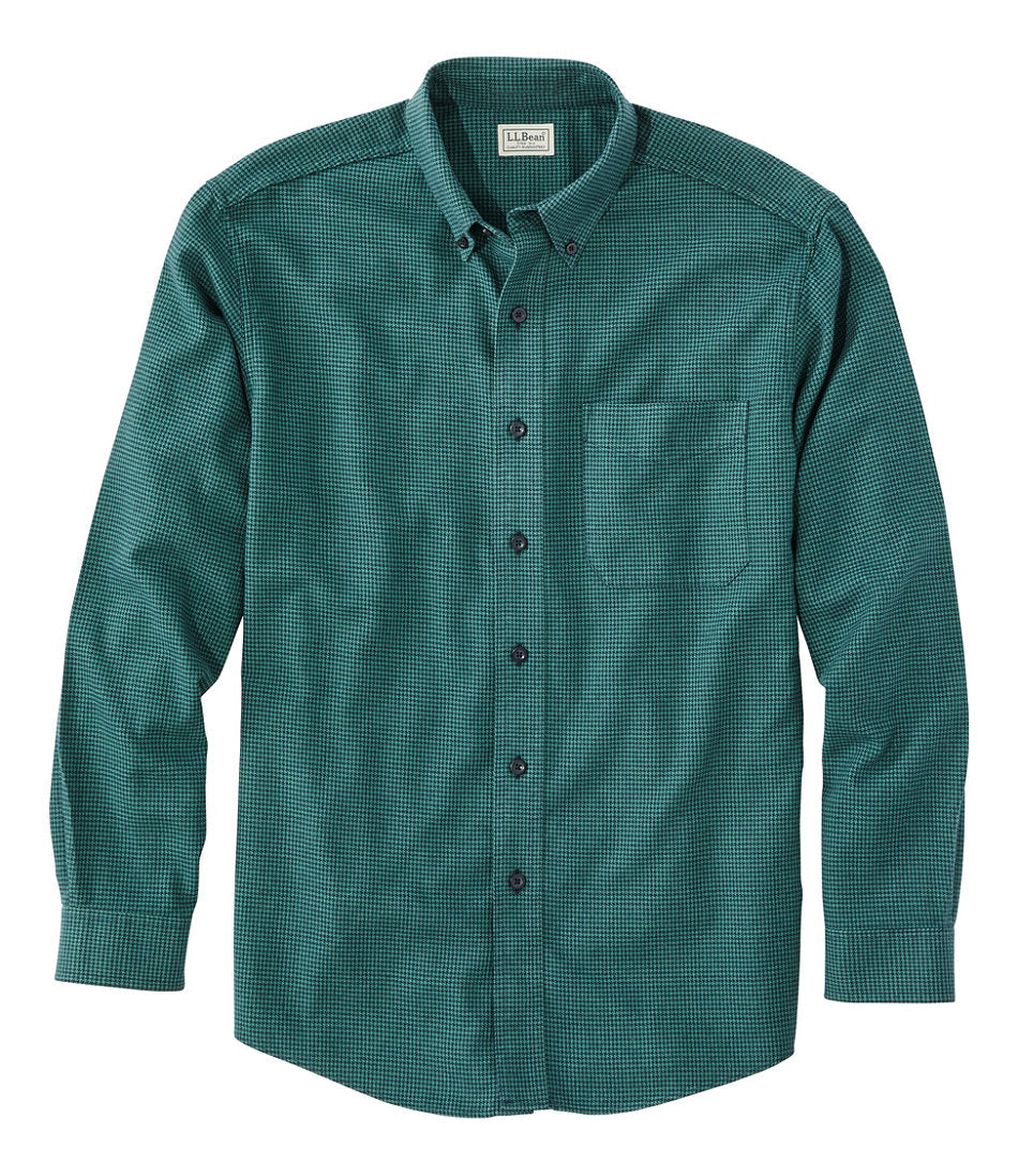 Men's Wicked Good Flannel Shirt, Traditional Fit, Houndstooth | L.L.Bean online