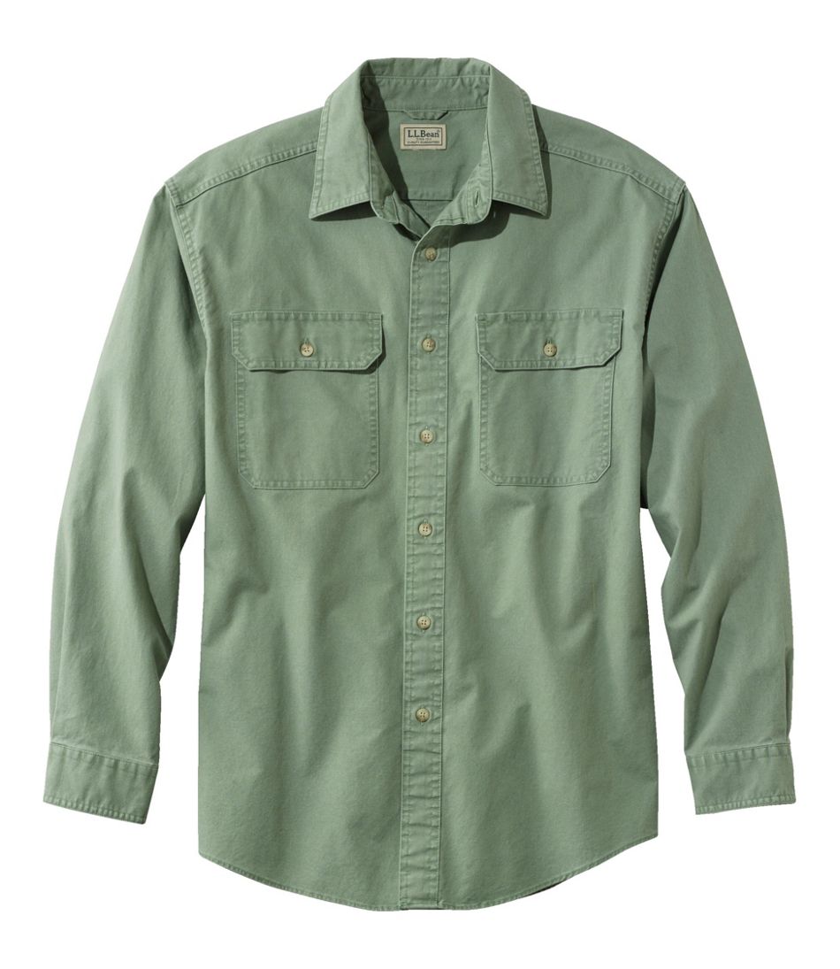 Men's Sunwashed Canvas Shirt, Traditional Fit | L.L.Bean US