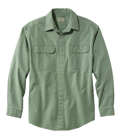 Men's Sunwashed Canvas Shirt, Traditional Fit | L.L.Bean US