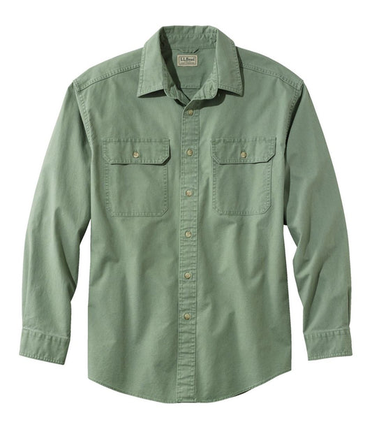 Men's Sunwashed Canvas Shirt, Traditional Fit | L.L.Bean US