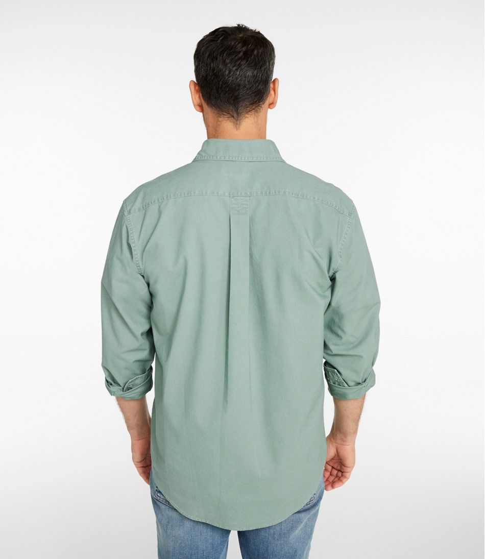 Men's Sunwashed Canvas Shirt, Traditional Fit | L.L.Bean US