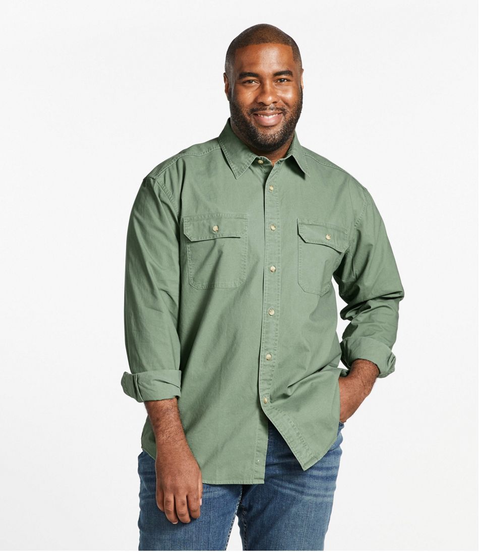 Men's Sunwashed Canvas Shirt, Traditional Fit | L.L.Bean US