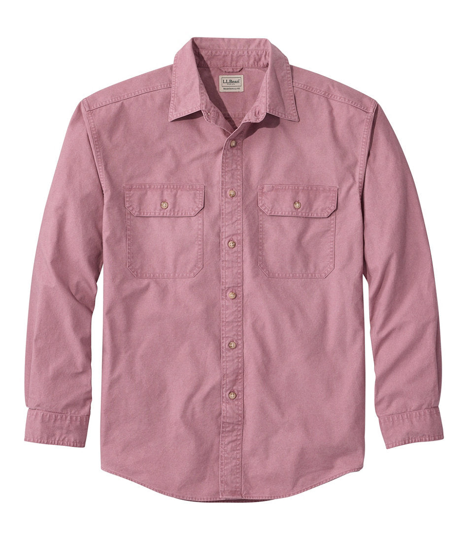 Men's Sunwashed Canvas Shirt, Traditional Fit | L.L.Bean US