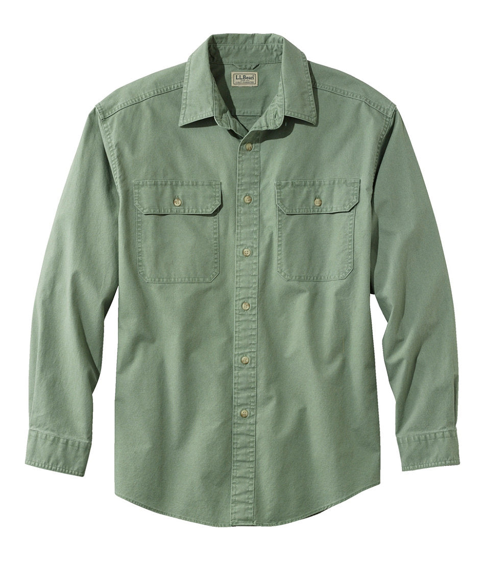 Men's Sunwashed Canvas Shirt, Traditional Fit | L.L.Bean US