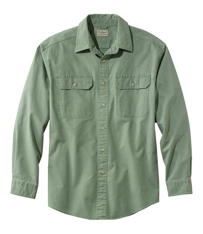 Men's Sunwashed Canvas Shirt, Traditional Fit | L.L.Bean US