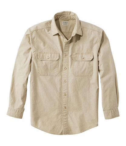 Men's Sunwashed Canvas Shirt, Traditional Fit | L.L.Bean US