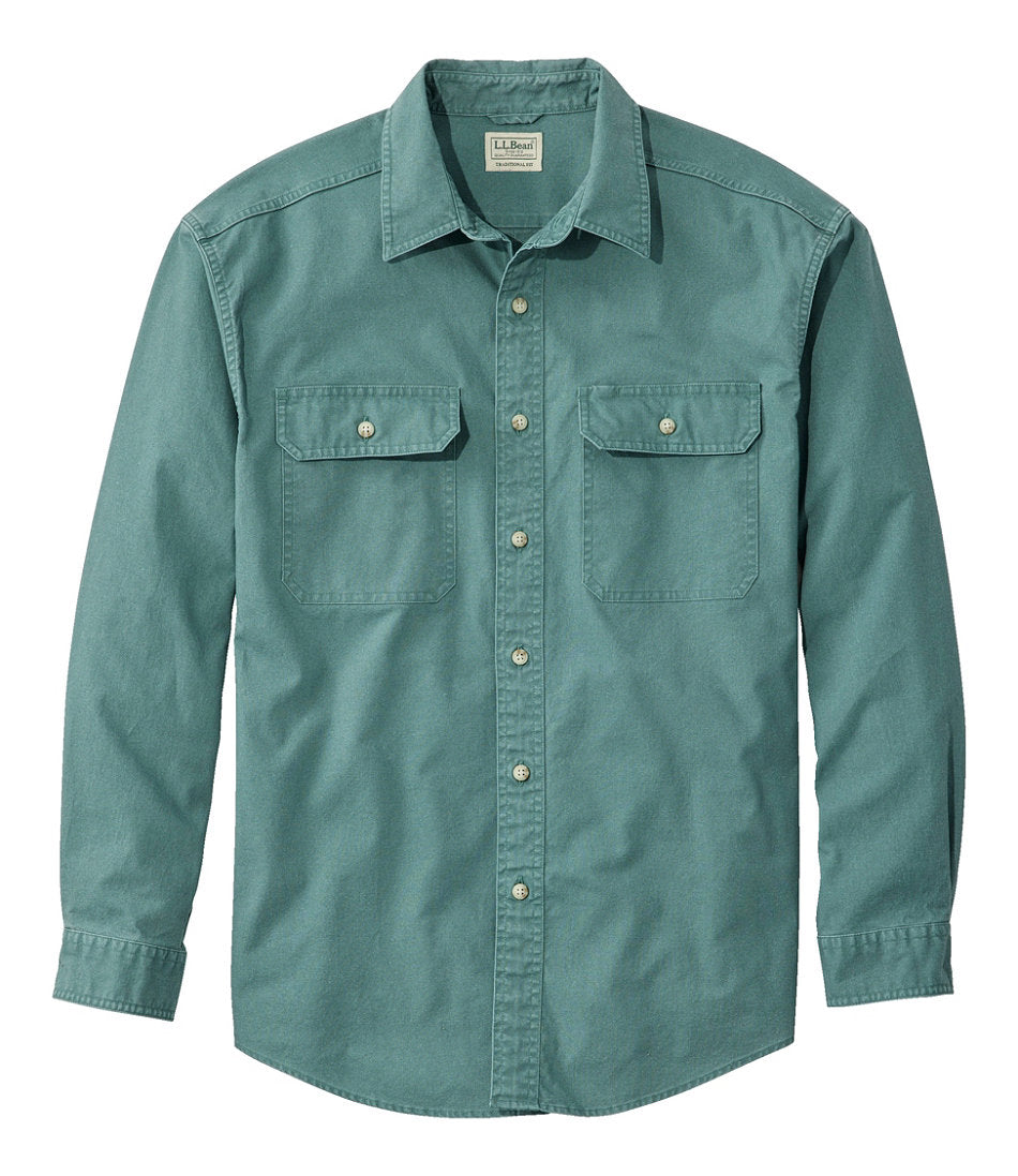 Men's Sunwashed Canvas Shirt, Traditional Fit | L.L.Bean US