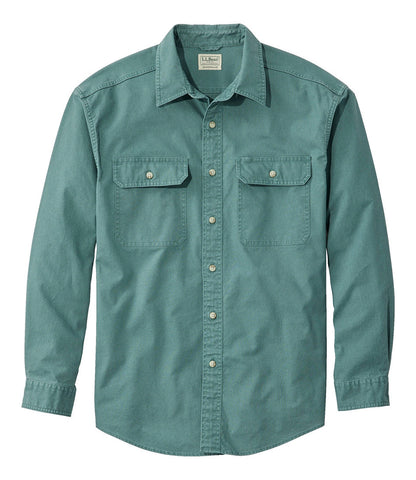 Men's Sunwashed Canvas Shirt, Traditional Fit | L.L.Bean US