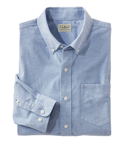 Men's Comfort Stretch® Oxford Shirt, Traditional Untucked Fit | L.L.Bean outlet