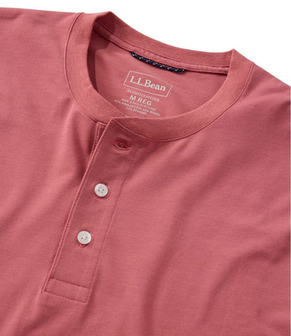 Men's Comfort Stretch Performance® Pima Tee, Long-Sleeve Henley | L.L.Bean discount