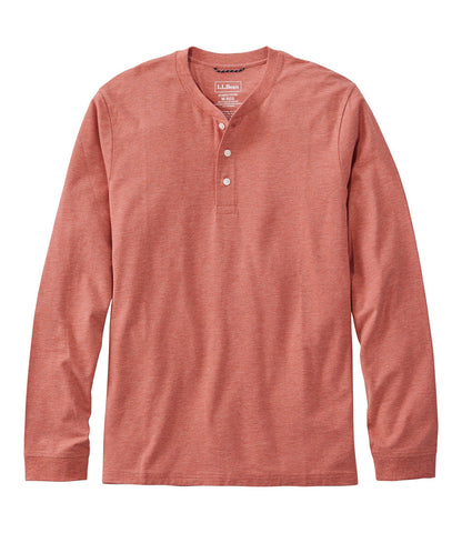 Men's Comfort Stretch Performance® Pima Tee, Long-Sleeve Henley | L.L.Bean discount