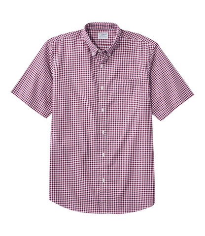 Men's Wrinkle-Free Kennebunk Sport Shirt, Traditional Fit Short-Sleeve Check | L.L.Bean US
