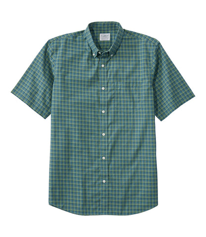 Men's Wrinkle-Free Kennebunk Sport Shirt, Traditional Fit Short-Sleeve Check | L.L.Bean US
