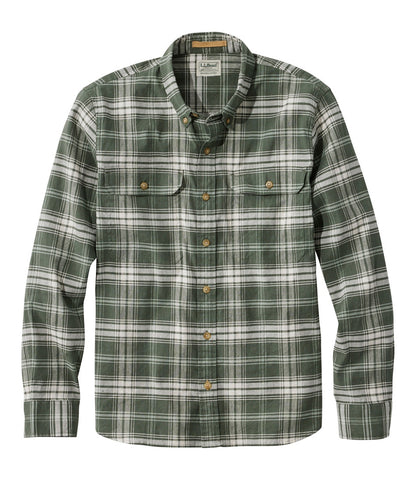 Men's Stonecoast Hemp Shirt, Long-Sleeve, Slightly Fitted Untucked Fit | L.L.Bean on sale