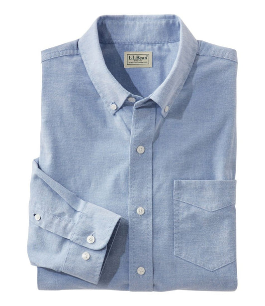 Men's Comfort Stretch® Oxford Shirt, Slightly Fitted Untucked Fit | L.L.Bean online