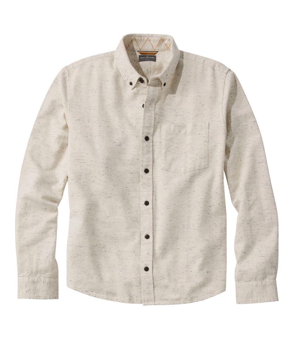 Men's Signature Donegal Woven Shirt, Long-Sleeve | L.L.Bean US