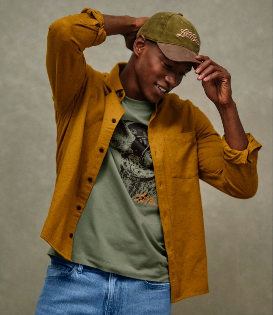 Men's Signature Donegal Woven Shirt, Long-Sleeve | L.L.Bean US