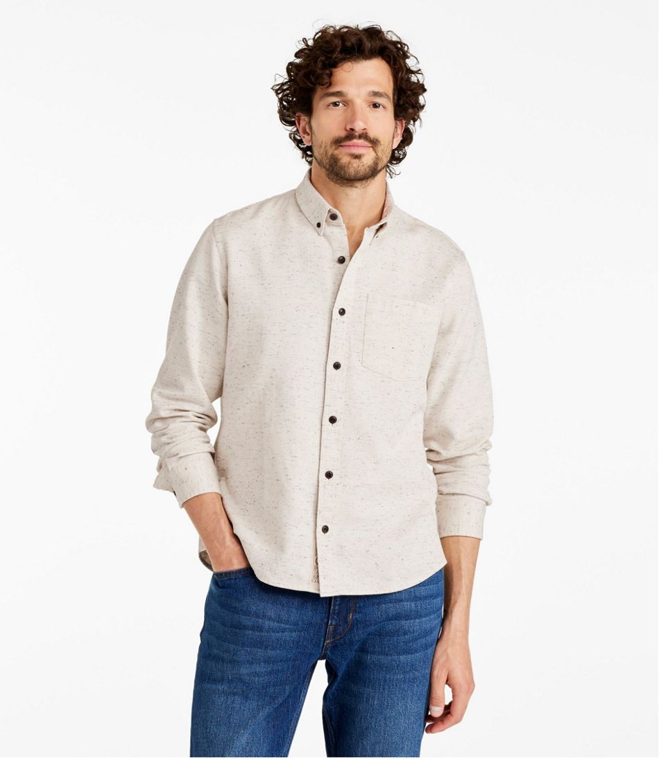 Men's Signature Donegal Woven Shirt, Long-Sleeve | L.L.Bean US