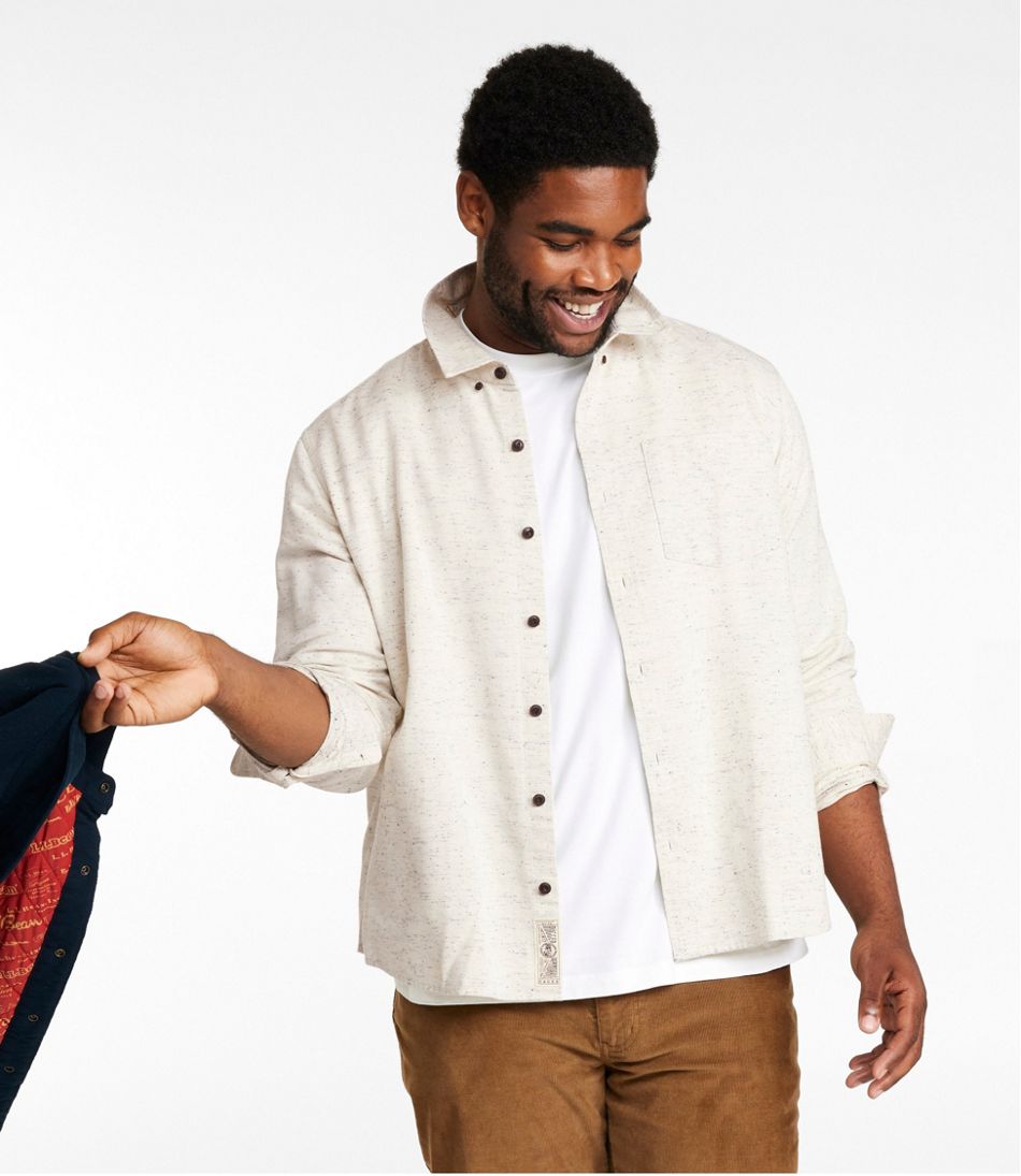 Men's Signature Donegal Woven Shirt, Long-Sleeve | L.L.Bean US
