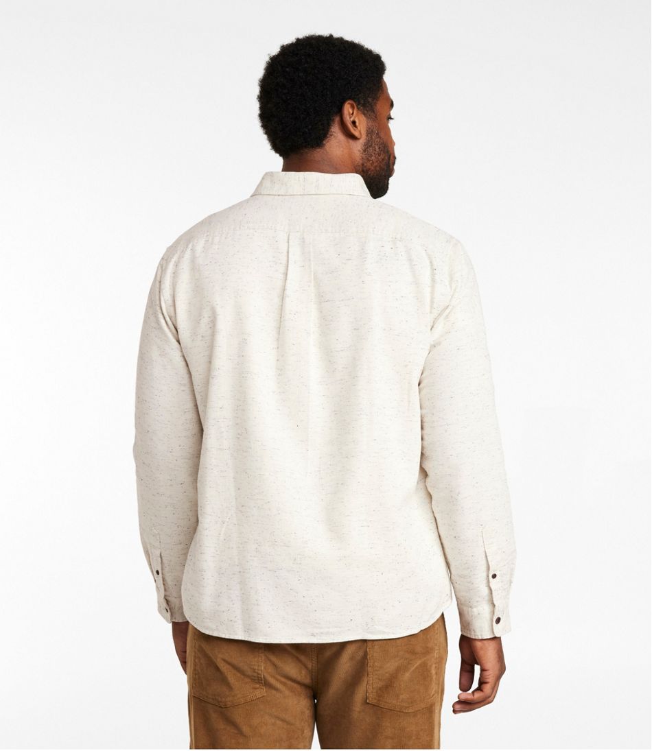 Men's Signature Donegal Woven Shirt, Long-Sleeve | L.L.Bean US