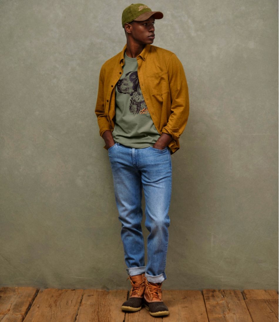 Men's Signature Donegal Woven Shirt, Long-Sleeve | L.L.Bean US
