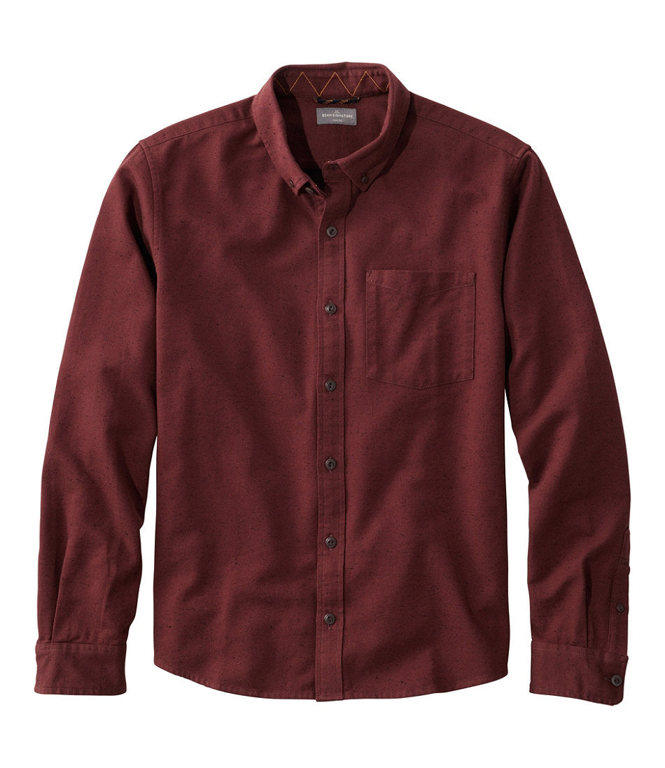 Men's Signature Donegal Woven Shirt, Long-Sleeve | L.L.Bean US