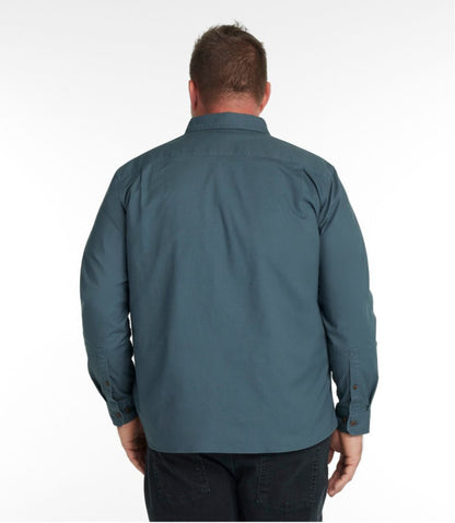 Men's BeanFlex® Twill Shirt, Slightly Fitted Untucked Fit, Long-Sleeve | L.L.Bean online