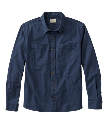 Men's BeanFlex® Twill Shirt, Slightly Fitted Untucked Fit, Long-Sleeve | L.L.Bean online