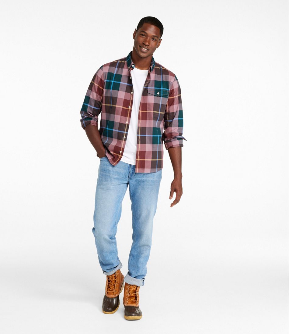 Men's Signature Premium Pima Cotton Oxford Shirt, Long-Sleeve | L.L.Bean online