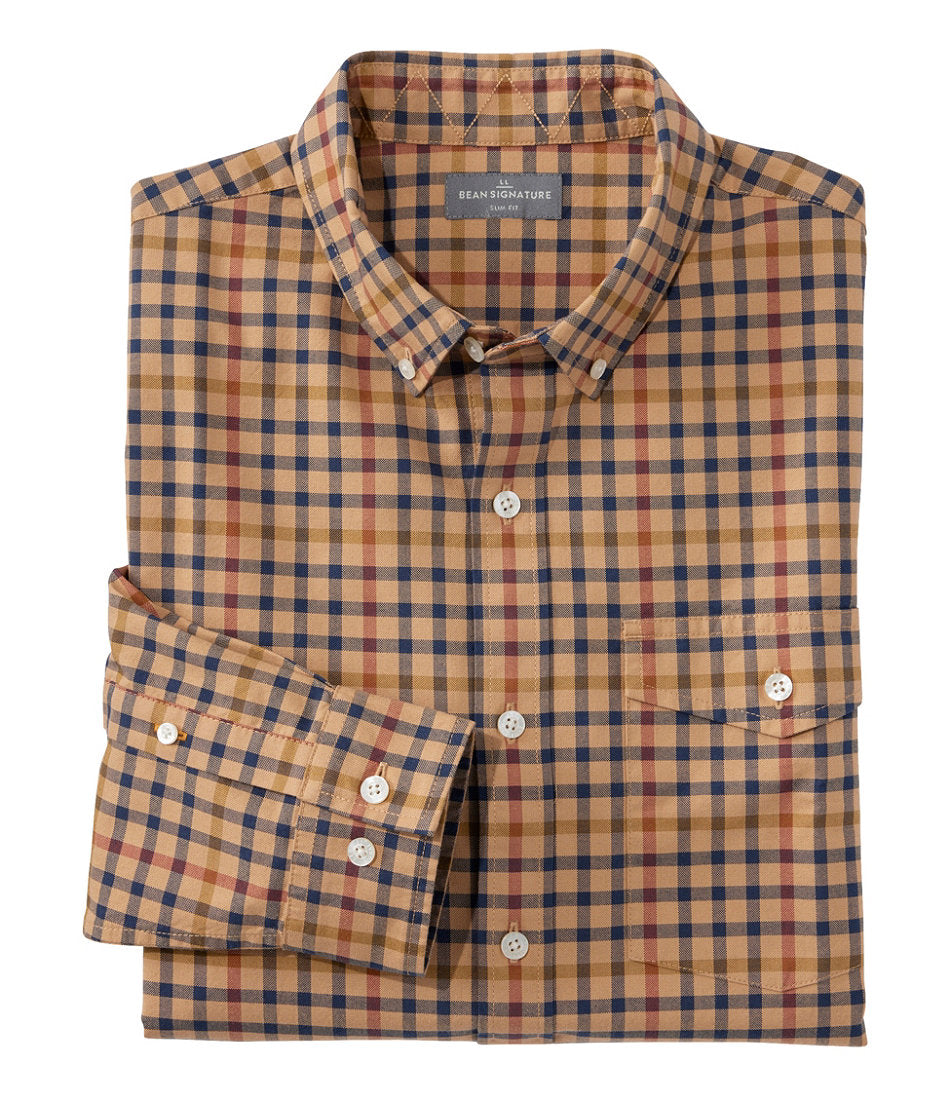 Men's Signature Premium Pima Cotton Oxford Shirt, Long-Sleeve | L.L.Bean online